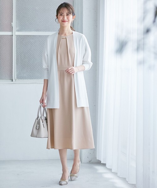 「ANY SIS」 半袖ワンピース 2 ネイビー レディース_画像4