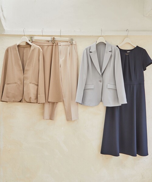 「ANY SIS」 半袖ワンピース 2 ネイビー レディース_画像9