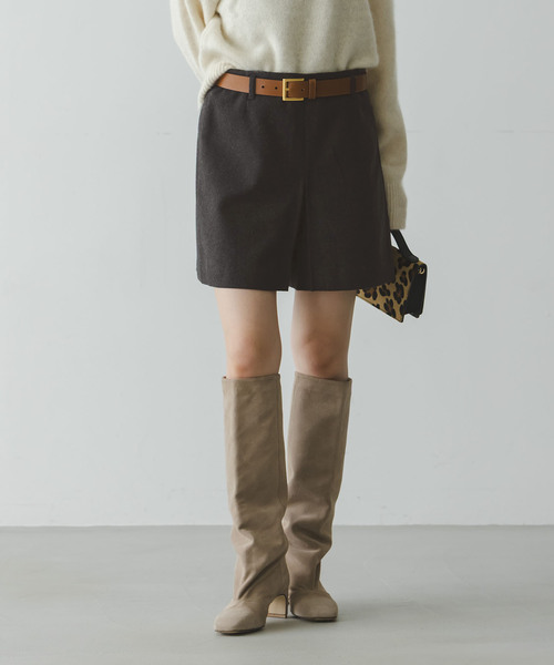NOBLE（ノーブル） パンツ ネップツイードショートパンツ レディース