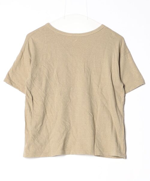 「FilMelange」 半袖Tシャツ - ベージュ レディース_画像2
