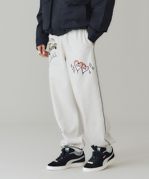 XLARGE（エクストラ ラージ） スウェットパンツ M オフホワイト メンズ