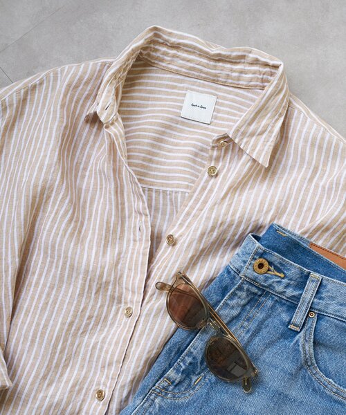 「Spick & Span」 長袖シャツ FREE ベージュ レディース