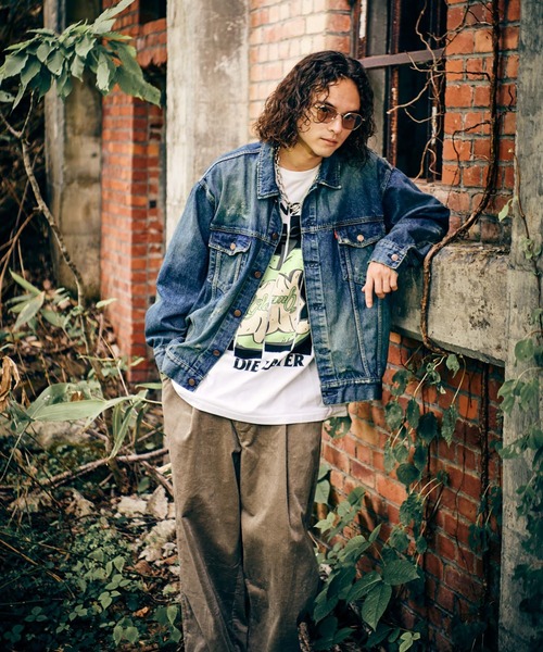 「glamb」 半袖Tシャツ M ホワイト メンズの画像