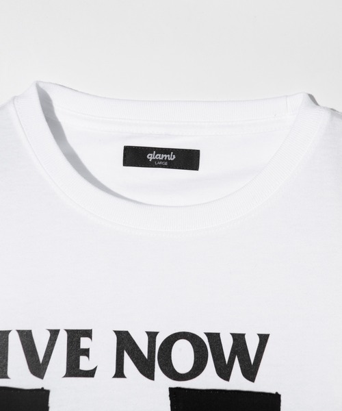 「glamb」 半袖Tシャツ M ホワイト メンズの画像