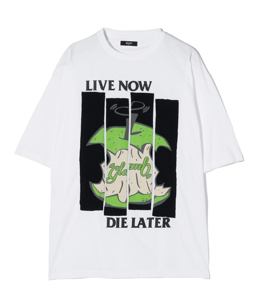 「glamb」 半袖Tシャツ M ホワイト メンズの画像