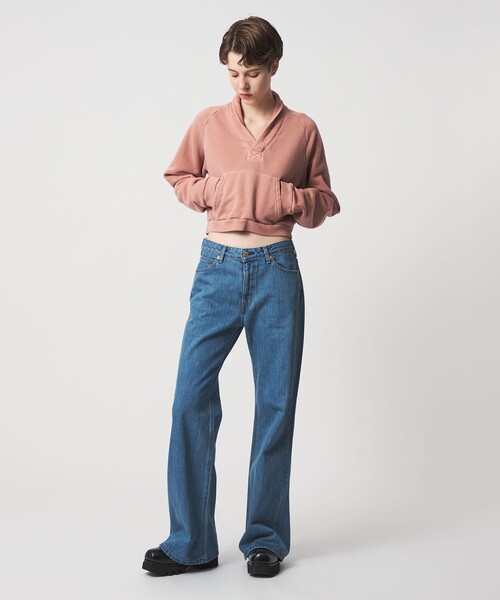 6 トレーナー スウェット 「6(ROKU)」コットンウラケ スキッパー