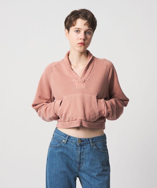 6 トレーナー スウェット 「6(ROKU)」コットンウラケ スキッパー