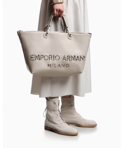EMPORIO ARMANI トートバッグ 「エンポリオ アルマーニ」ロゴ