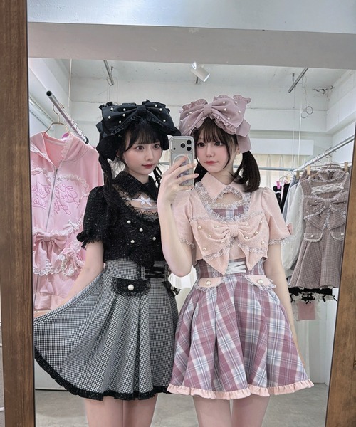 Ank Rouge（アンクルージュ） ヘアクリップ サテンのおリボンヘッド