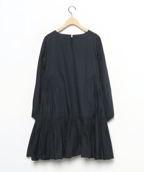 「merlette」 長袖ワンピース X-SMALL ネイビー レディース_画像2