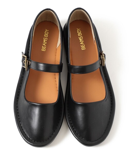 【美品】BEAMS BOY ビームスボーイ メリージェーン シューズ 23.5 BEAMS BOY（ビームス ボーイ） バレエシューズ パンプス メリー
