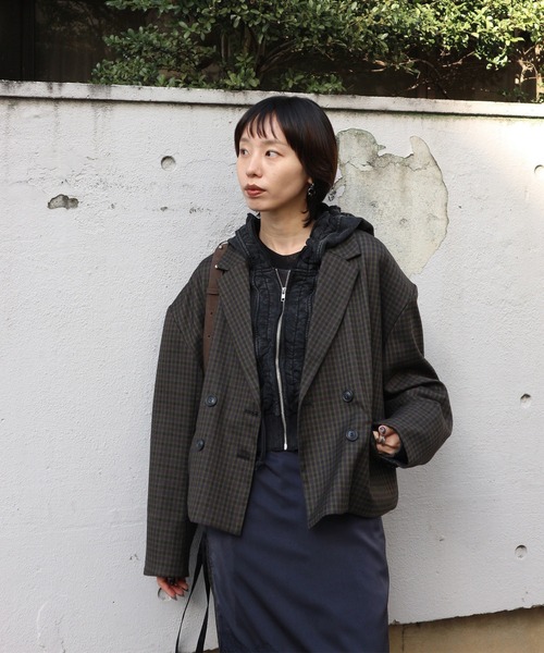 Ameri（アメリ） ジャケット テーラードジャケット OVER WIDE SHOULDER