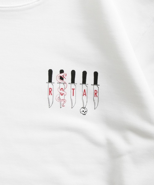 「ROTAR」 スウェットカットソー MEDIUM ブラック メンズ_画像3