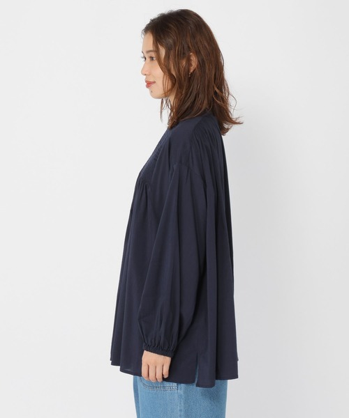 「studio CLIP」 長袖チュニック FREE イエロー レディース_画像2