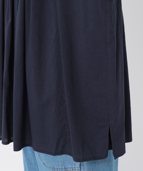 「studio CLIP」 長袖チュニック FREE イエロー レディース_画像4