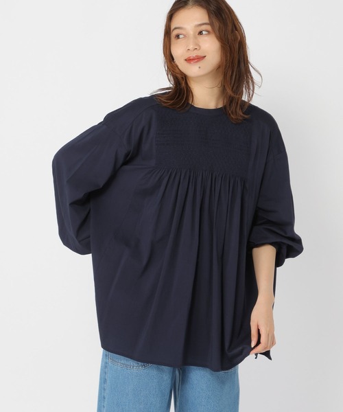 「studio CLIP」 長袖チュニック FREE イエロー レディース_画像6