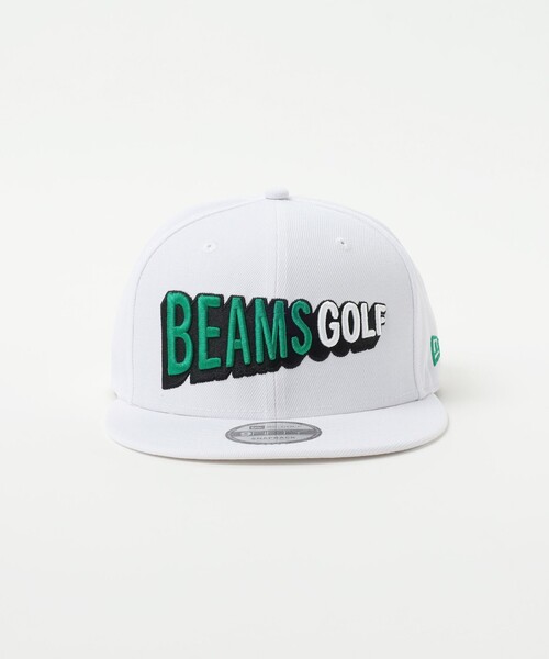 レア　BRIEFING BEAMS GOLF NEW ERA コラボキャップ　白 NEW ERA（ニューエラ） キャップ「BEAMS GOLFコラボ」 ONE SIZE
