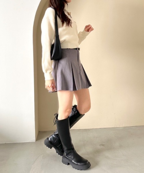 「OLIVE des OLIVE」 長袖ニット FREE サックスブルー レディース_画像3