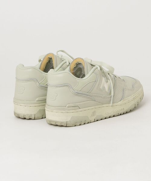 「New Balance」 ローカットスニーカー 24.5cm ベージュ メンズ_画像2