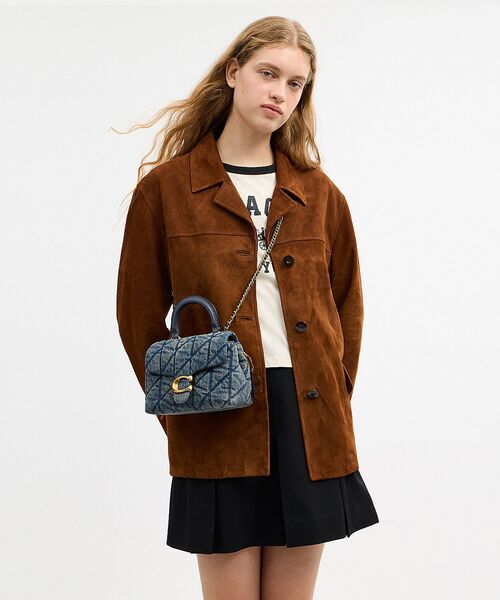 COACH（コーチ） ショルダーバッグ バッグ タビー トップ ハンドル