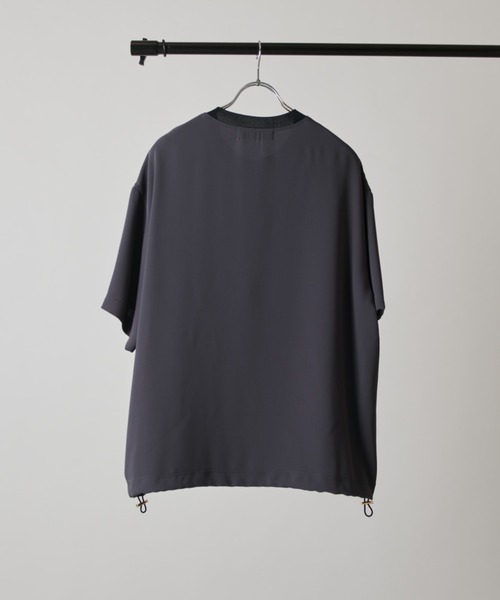 tシャツ 「CULLNI exclusive for Lui's」ハーフジップバイカラークルーネックTシャツ メンズの画像