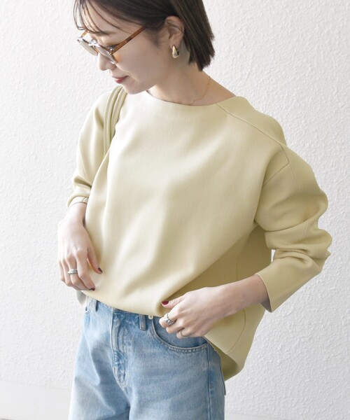 「SHIPS any」 長袖ニット ONE SIZE ベージュ レディース_画像7
