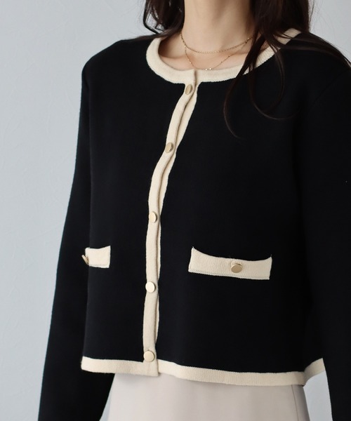 「BLUEEAST」 ニットカーディガン MEDIUM ホワイト レディース_画像7