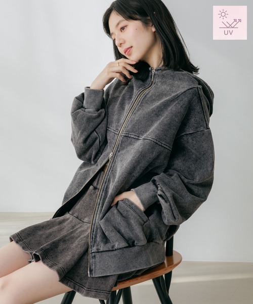 Heather（ヘザー） パーカー 「UVカットなのに、ちゃんとあざとい