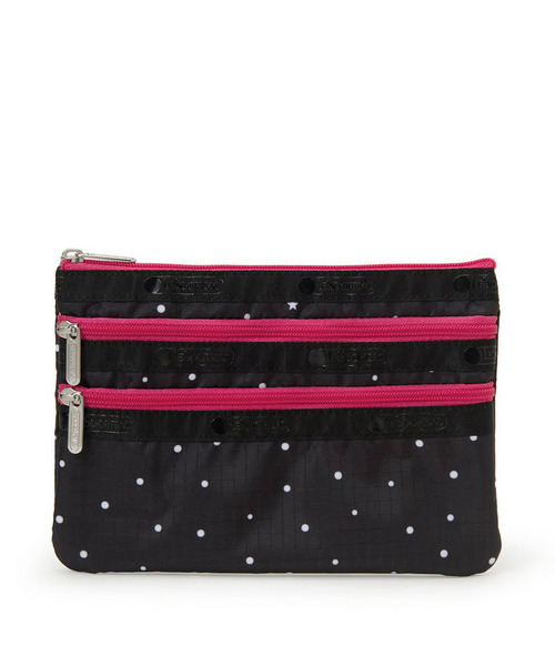 LeSportsac（レスポートサック） ポーチ 3ZIP COSMETIC ブリスドッツ