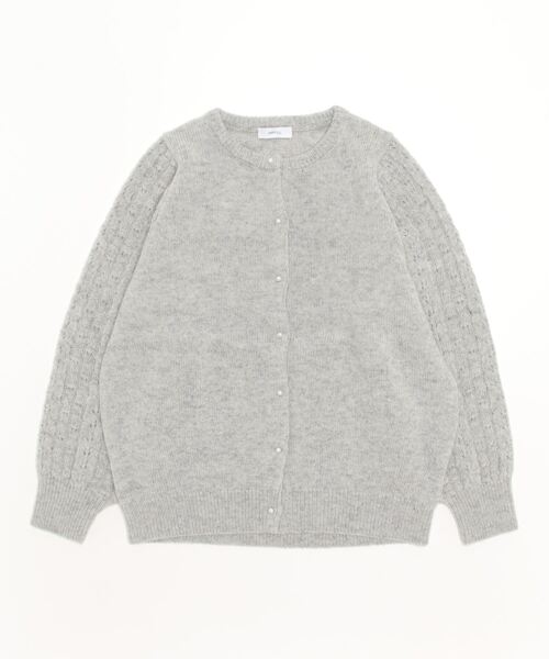 「SHIPS any」 ニットカーディガン ONE SIZE グレー レディース_画像2