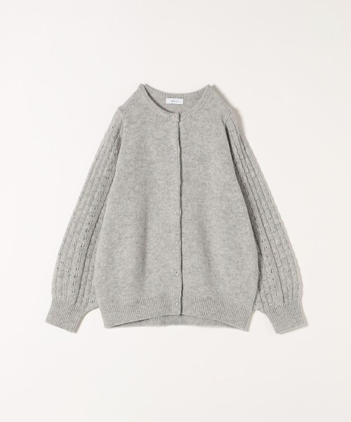 「SHIPS any」 ニットカーディガン ONE SIZE グレー レディース_画像3