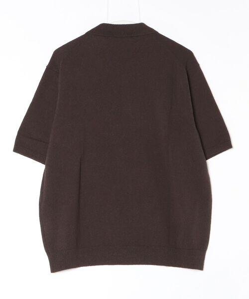 ATON（エイトン） ポロシャツ COTTON WASHI BOUCLE HALF SLEEVE POLO