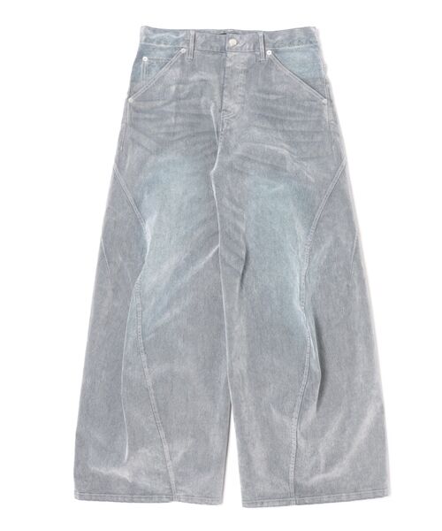 「HARE」 デニムパンツ MEDIUM グレー メンズの画像
