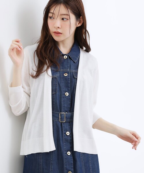 grove（グローブ） uvカット カーディガン 高評価！「接触冷感／UV