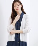 uvカット カーディガン 高評価!「接触冷感/...の詳細画像1