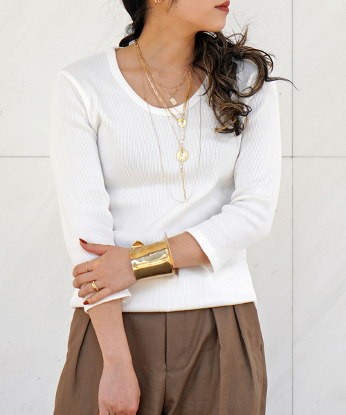 AP STUDIO C/P Rib Tシャツ  Deuxieme Classe Deuxieme Classe（ドゥーズィエムクラス）の「◇AP STUDIO C/P Rib T