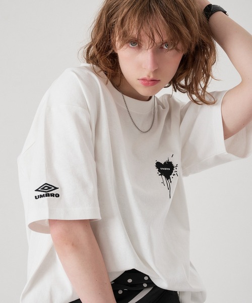 ONCILY（オンシェリー） tシャツ 「 UMBRO 」MELTING HEART LOGO T