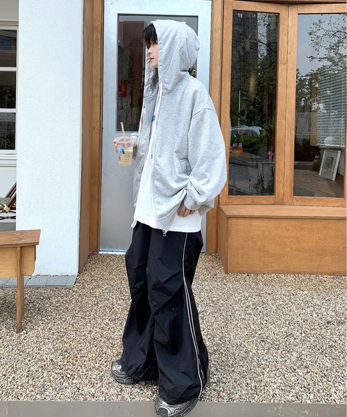 「neos」 ジップアップパーカー X-LARGE ブルー メンズ_画像3