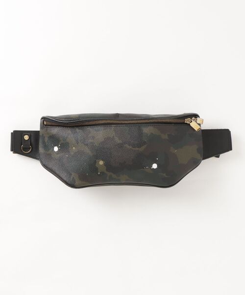 GENTIL BANDIT カモフラージュ ショルダーバッグ GENTIL BANDIT」 カモフラージュショルダーバッグ - グリーン メンズ