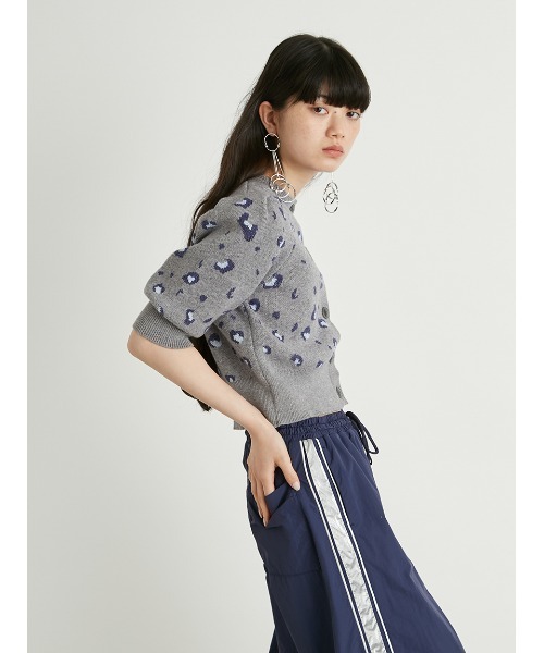 「LILY BROWN」 半袖ニット FREE ベージュ レディース_画像6