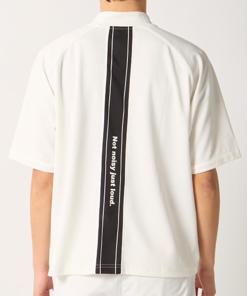 tシャツ 「Loudmouth:ラウドマウス」ワッフルモックネックシャツ
