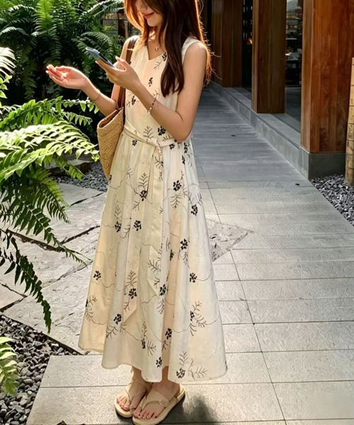 ワンピース 小花柄ティアードキャミワンピース : ZOZOTOWN Yahoo!店