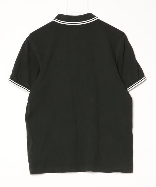 「FRED PERRY」 半袖ポロシャツ M ダークグリーン レディース_画像2