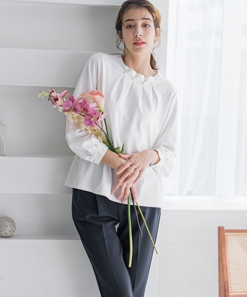 「ketty」 長袖ブラウス M ベージュ レディース_画像3