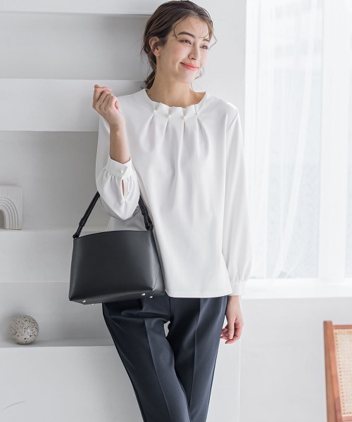 「ketty」 長袖ブラウス M ベージュ レディース_画像6