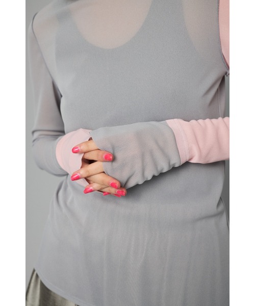 「HeRIN.CYE」 長袖カットソー FREE レッド レディース_画像8
