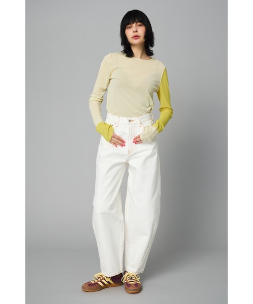 「HeRIN.CYE」 長袖カットソー FREE レッド レディース_画像9