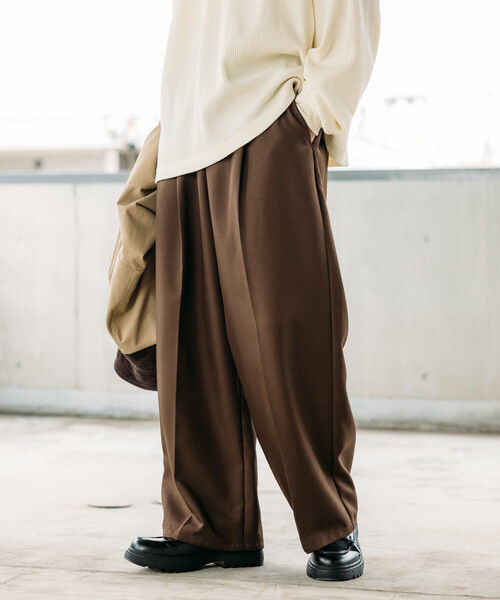 「FREAK'S STORE」 スラックス MEDIUM ブラック メンズ_画像5
