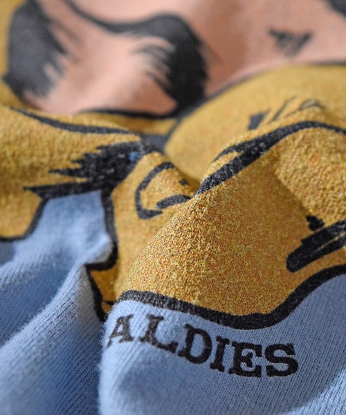 「ALDIES」 半袖Tシャツ FREE グレー メンズ_画像4