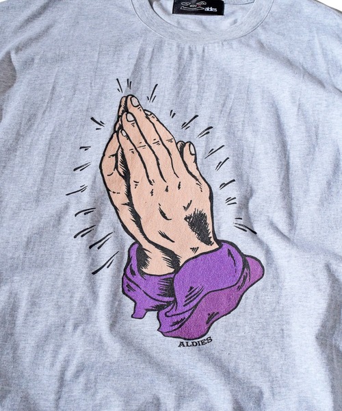 「ALDIES」 半袖Tシャツ FREE グレー メンズ_画像8